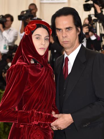 Susie Cave and Nick Cave attend the 2018 Met Gala in New York City. Picture: AFP
