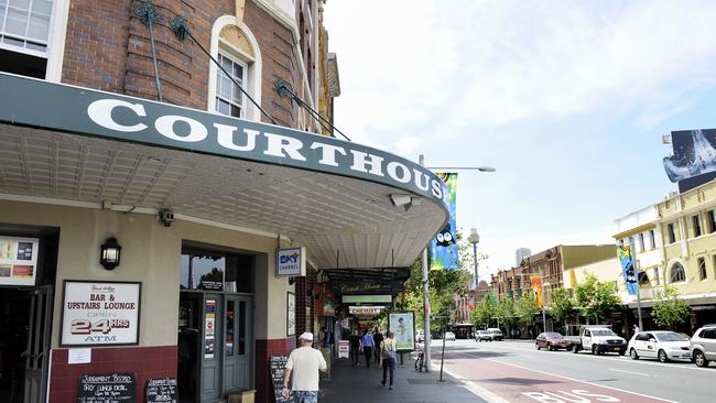 The Courthouse Hotel on Oxford Street in Sydney’s Darlinghurst. Picture: Craig Wilson