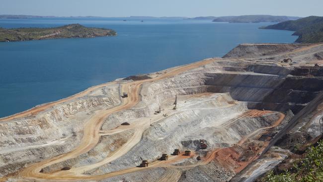 Mount Gibson Iron's mine at Koolan Island in WA. Picture: Supplied