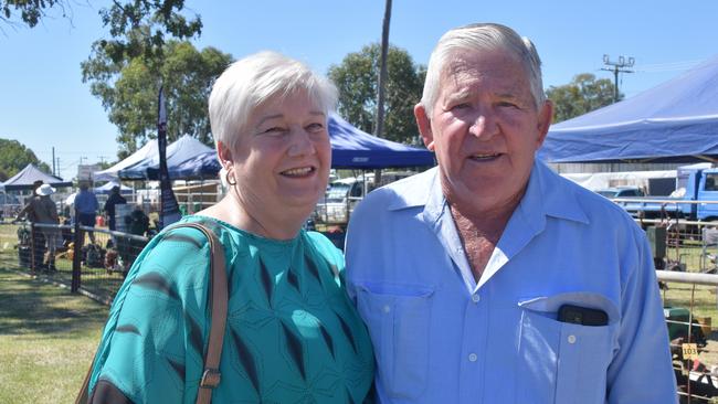 Sue and Kevin Sutcliffe at the Dalby Show 2023. Picture: Emily Devon