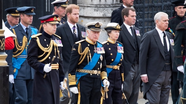 Prince Harry and Prince Andrew unable to salute Queen Elizabeth II ...