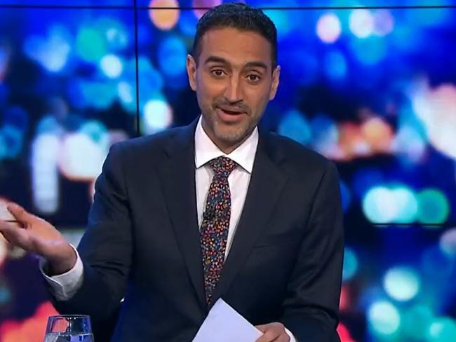 Waleed Aly disagreed with Mr Carbone on The Project on Wednesday night.