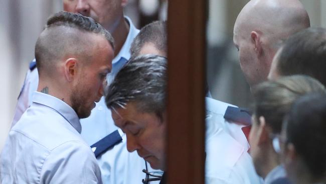 Jesse Vinaccia arrives at the Victorian Supreme court in Melbourne on October 14, 2019. Picture: David Crosling/AAP