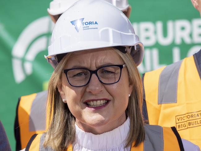 Jacinta Allan is facing calls to delay the $30-34.5bn first stage of project by as much as five years. Picture: Wayne Taylor