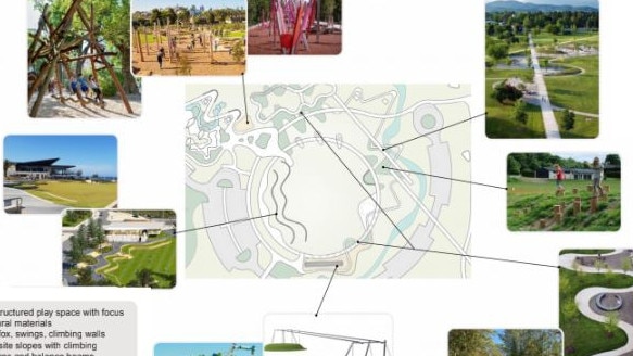 Gold Coast's $5m Robina Parklands artists impressions and designs. Picture: supplied