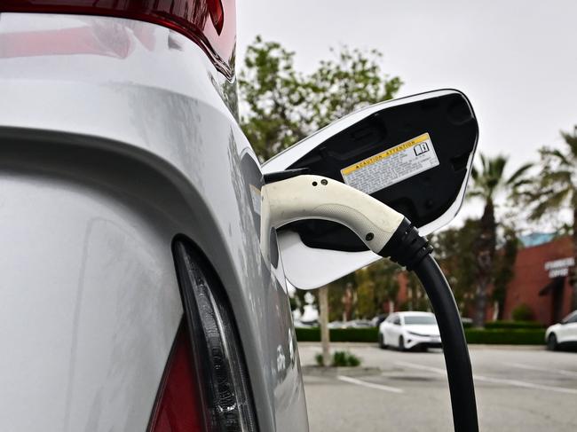 The changes aim to accelerate the electric vehicle transition with a target of two-thirds of the new US car market by 2032. Picture: Frederic J. Brown/AFP