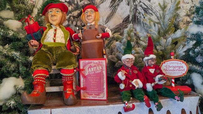 Walkerston grandmother Karen North has created a Christmas wonderland inside her home. Picture: Heidi Petith