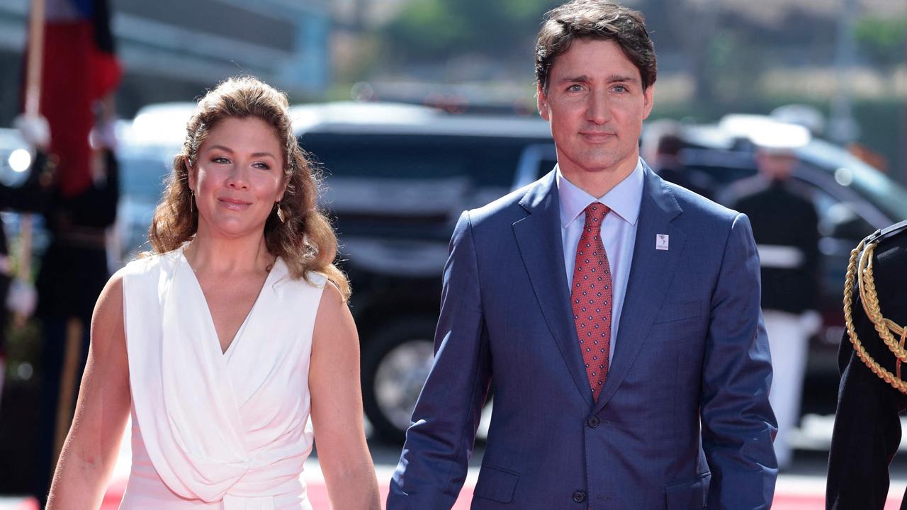 Canadian Prime Minister Justin Trudeau with his wife Sophie Gregoire Trudeau in Los Angeles in June. The couple have decided to split. Picture: Anna Moneymaker / AFP