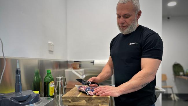 Flames Charcoal Grill owner George Dulgeri. Picture: Asa Andersen.