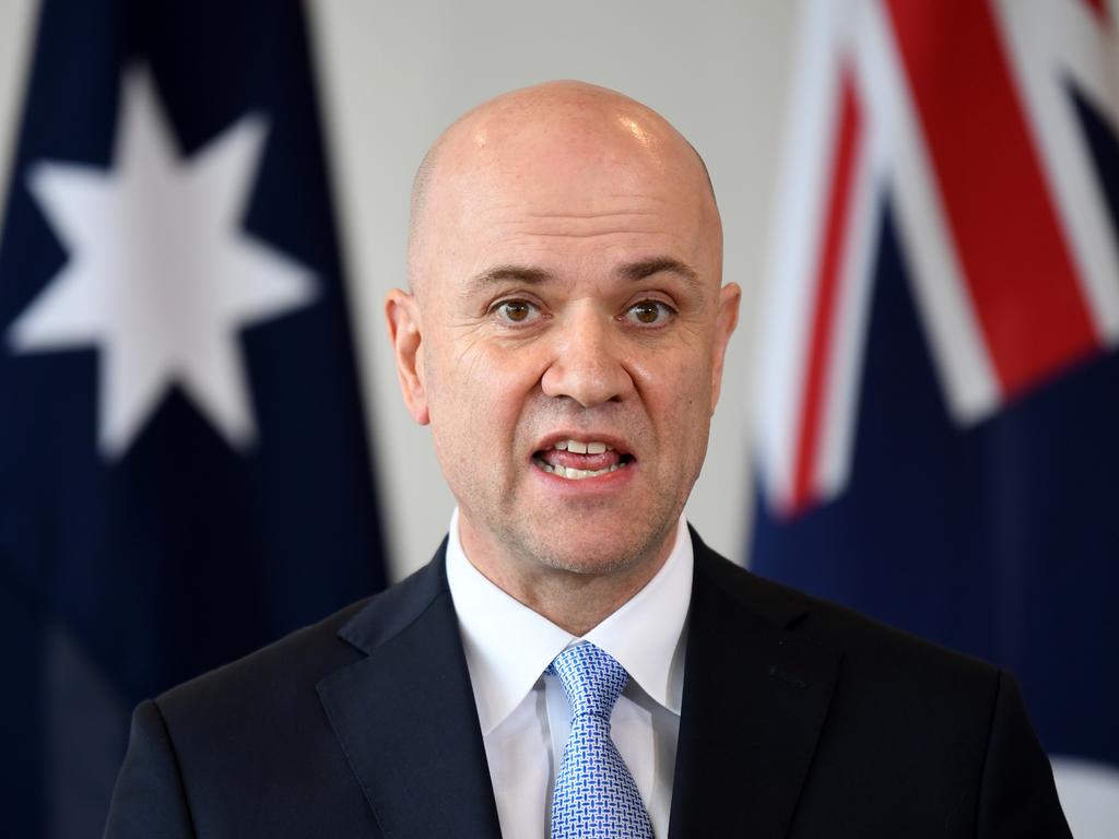 Queensland's newly appointed Chief Health Officer John Gerrard addresses a media conference yesterday. Picture: Dan Peled/Getty Images