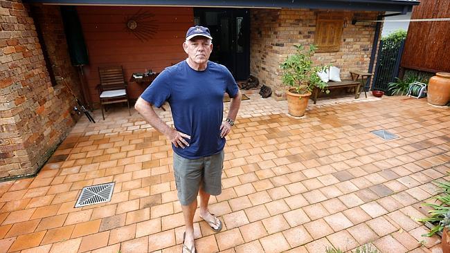 Michael Holmes paid a landscaper nearly $5000 and the landscaper did one day's work. Pict