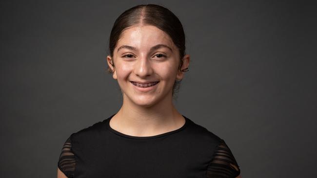 Georgie Alexopoulos, 14, from Windsor Calisthenics Club. Picture: Supplied