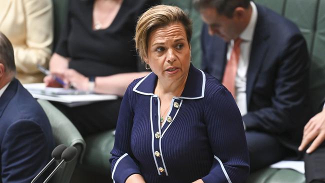 Communications Minister Michelle Rowland says the vital role social media companies played had allowed the behemoths, including Meta, to have ‘enormous reach and control over what Australians see, with little to no ­scrutiny’. Picture: NCA NewsWire / Martin Ollman