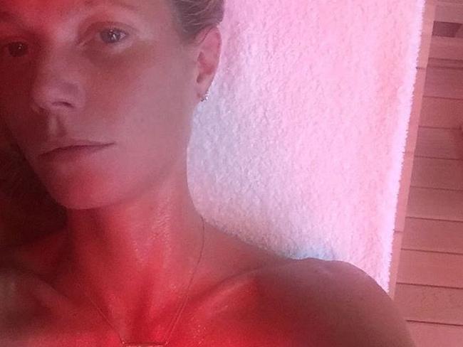 Among many things, Gwyneth Paltrow is known for her love of infrared saunas as a natural healing tool. Picture: Instagram