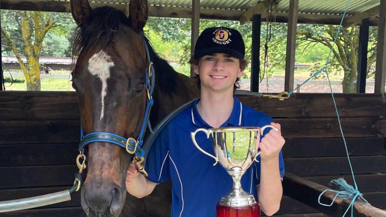 Rohan Cosgriff with the Healesville Cup last year.