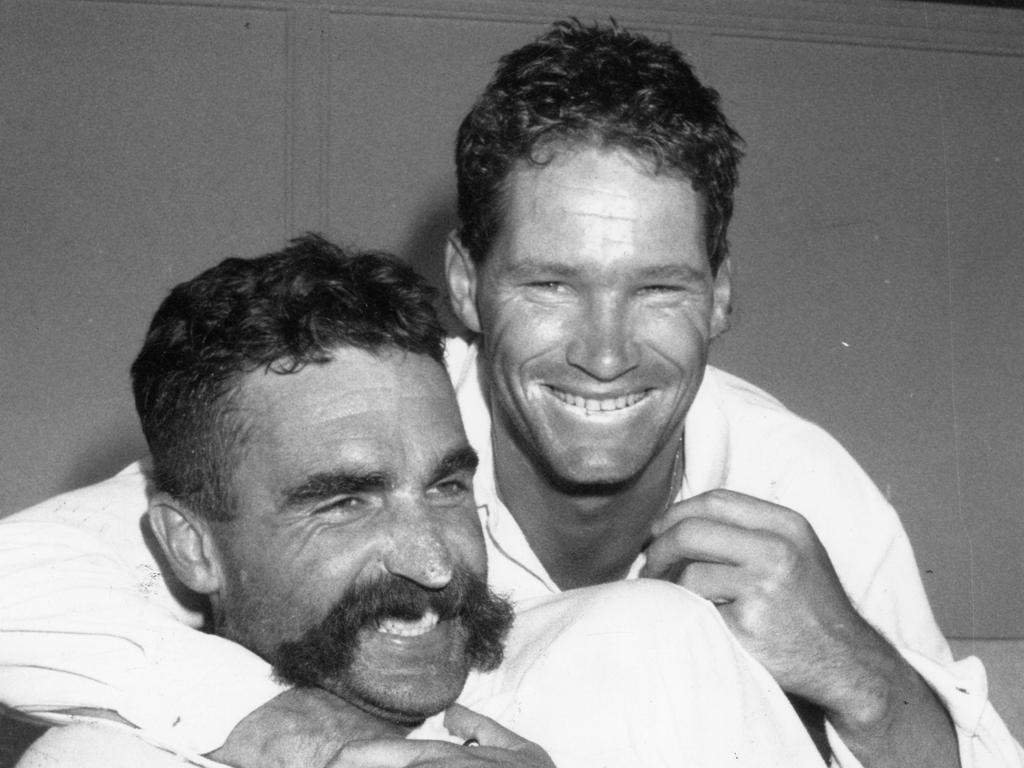 Merv Hughes and Dean Jones.