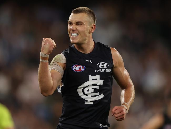 Expect to see a lot of Patrick Cripps and his Blues on the big stage next season. Picture: Robert Cianflone/Getty Images via AFL Photos