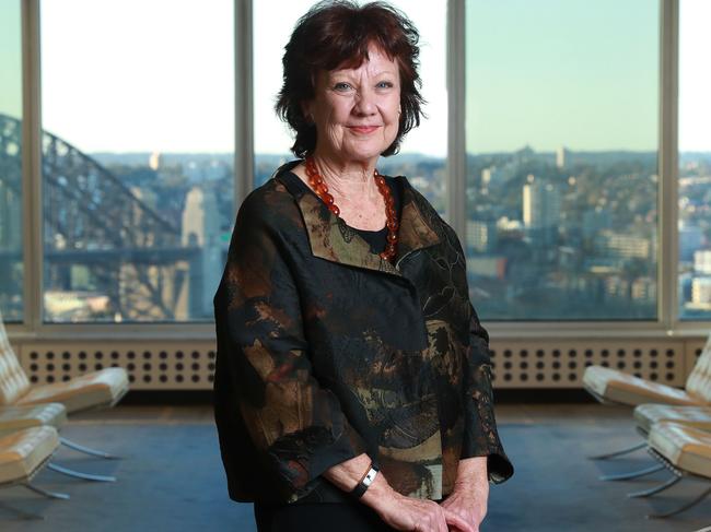 24/8/20: MP's new chairman Debra Hazelton, who has been on the AMP board since June 2019 and has more than 30 years' experience in the financial services sector she was promoted today following the resignation of David Murray. Pictured at AMP HQ at Circular Quay in Sydney. John Feder/The Australian.