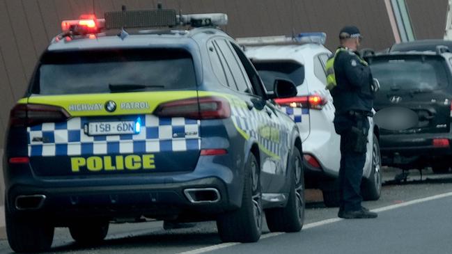 Geelong Highway Patrol units have been monitoring the Geelong Ring Rd. Picture: Mark Wilson.