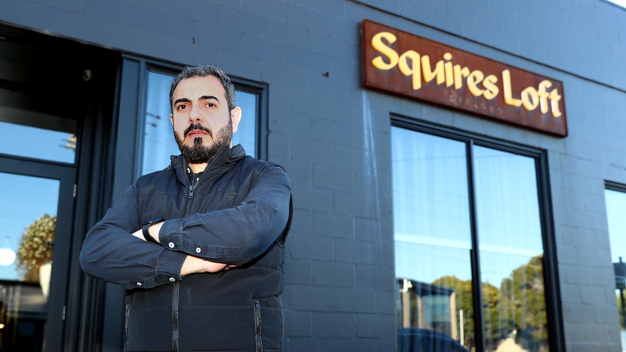 Squires Loft manager Moussa Srour was robbed at his Geelong West restaurant. Picture: Alison Wynd