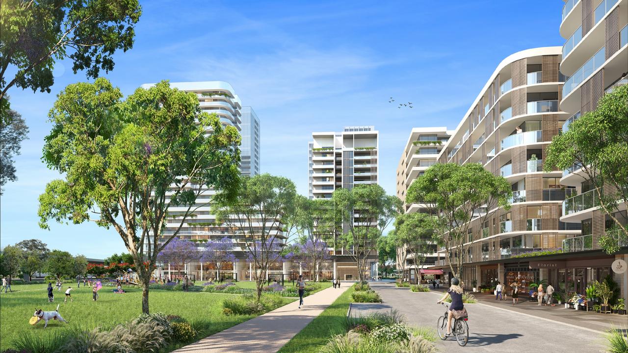 An artist impression for Crescent Parklands at Holroyd.