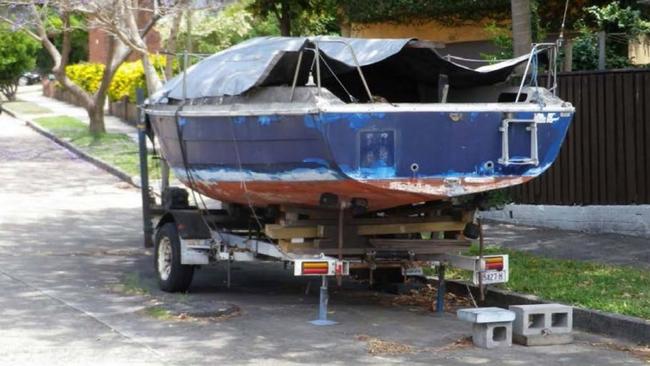 Boat trailers have caused complaints from residents in Mosman.