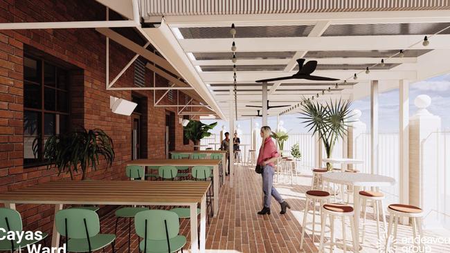 Artist impressions of the revamp for The Manly Hotel on Brisbane's bayside.