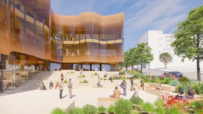 Plans include over 2000sq m of publicly accessible outdoor space. Picture: Lyons / EJE Architecture