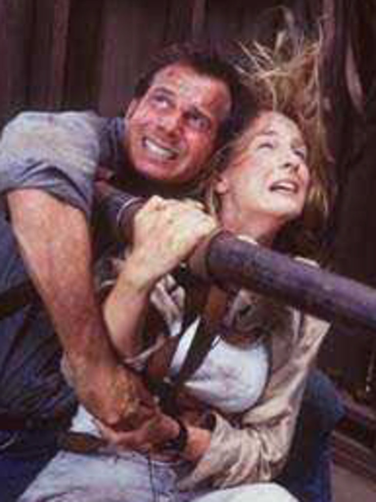 Bill Paxton) and Helen Hunt in Twister.