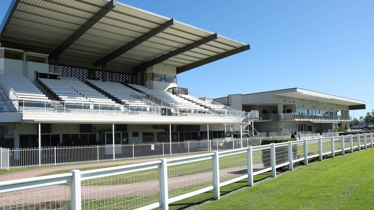 Grandstand at Ipswich Turf Club. Photographer: Liam Kidston.