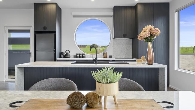 The kitchen and dining area at Rose's Villa, Stanley. Picture: Supplied