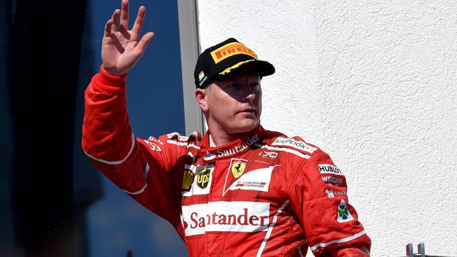 Kimi Raikkonen will race for Ferrari again in 2018.