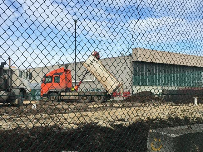 Dozens of truckloads of soil was allegedly dumped during the construction of the carpark. Picture: Supplied.