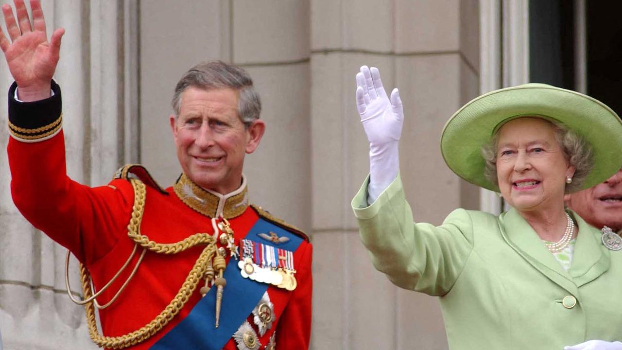 Queen Elizabeth II has been waving from balconies for 70 years now. Picture: Paul Vicente/Pool/AFP