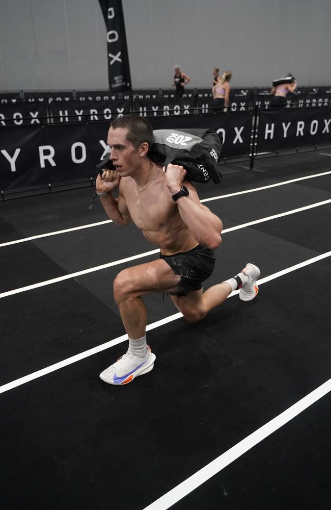 10000 athletes put their fitness to the test in a massive Hyrox competition this weekend (14-15 Dec) at Melbourne Exhibition and Convention Centre. Picture Valeriu Campan