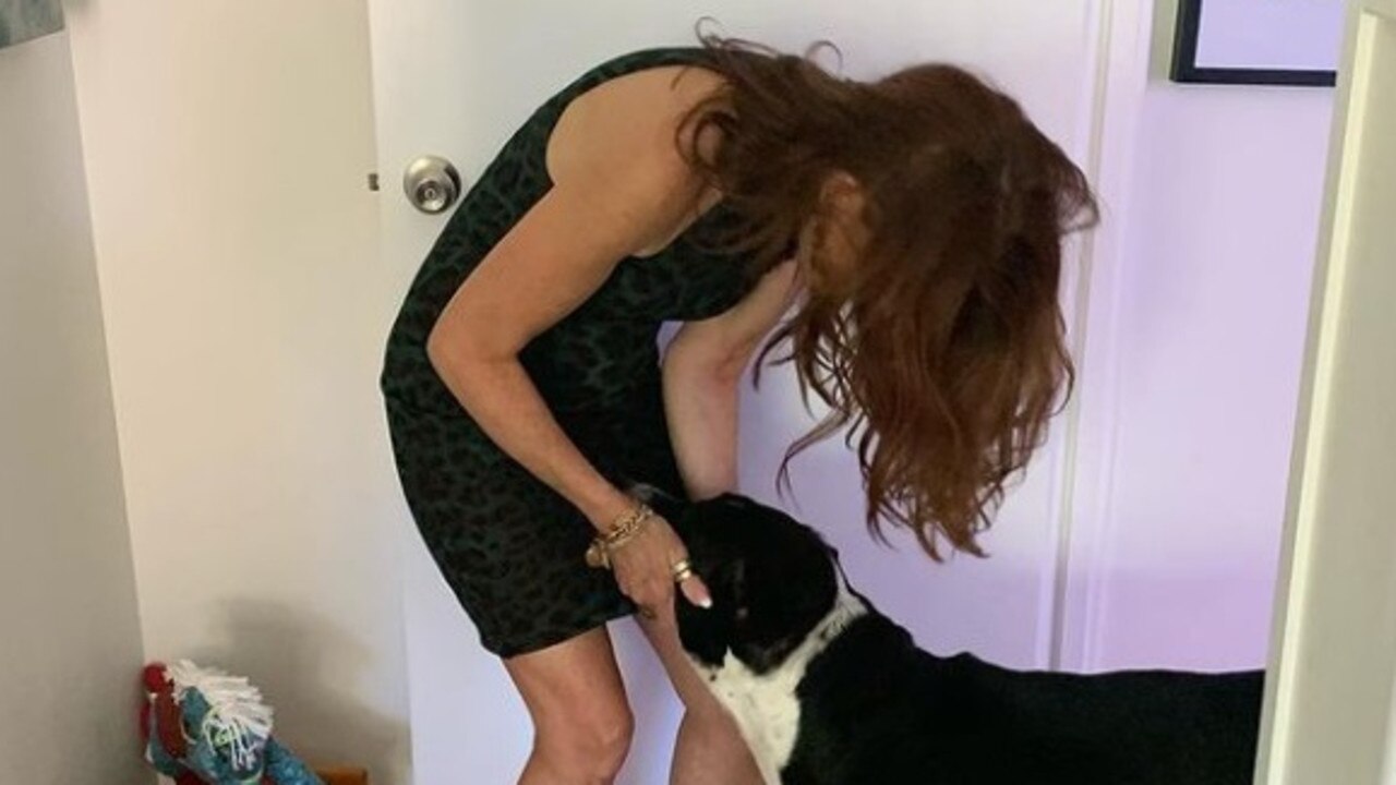 Robin Bailey with her dog, Rai. Picture: Instagram.