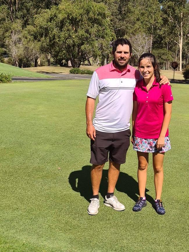 Mixed Foursome Championship runners up with a gross score of 114 were Maddie McKee and Jake Frame.