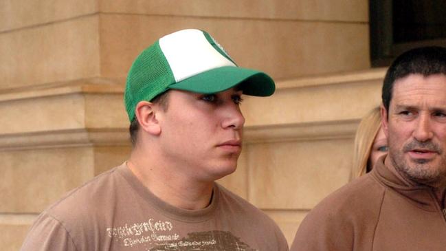 Defendant Gary Tipping outside the District court where he pleaded guilty to performing a sexual act on an 8-year-old boy.