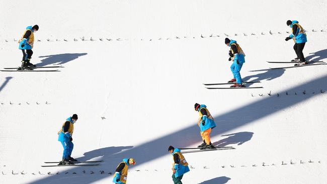 Approximately 40 athletes are expected to be sent by the AOC to the Beijing Games. Picture: Lintao Zhang/Getty Images