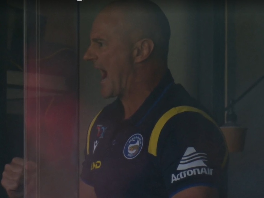 Brad Arthur showed some rare emotion.