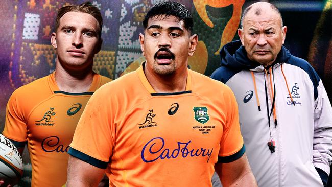 Wallabies online art for World Cup squad announcement.