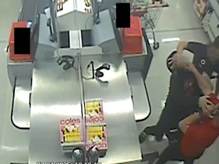 Shocking assaults in supermarkets have been captured on CCTV, as new figures reveal 25 people have been jailed for violence against retail workers.