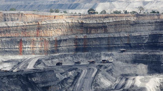 Glencore's Ravensworth coal mine near Singleton. Picture: Peter Lorimer