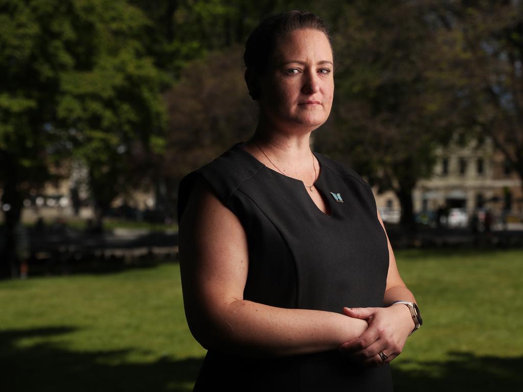 Katrina Munting is suing her high school science teacher and sexual abuser, Marcus Pollard, plus his then-employer, the state of Tasmania. Picture: Nikki Davis-Jones