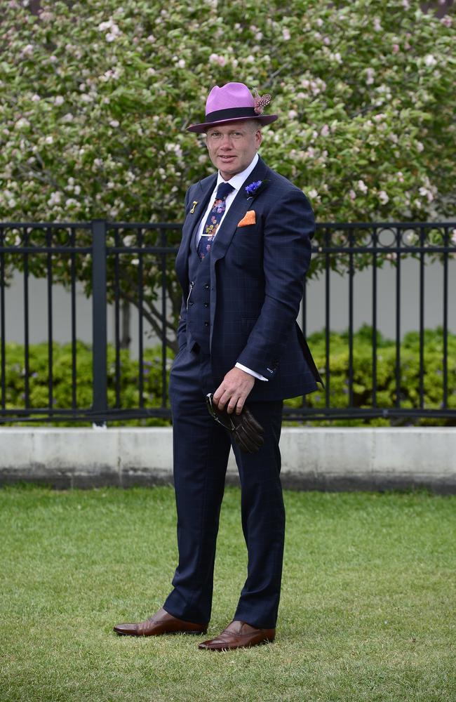 Duncan Sparke at Flemington Racecourse on Derby Day 2014. Picture: Stephen Harman