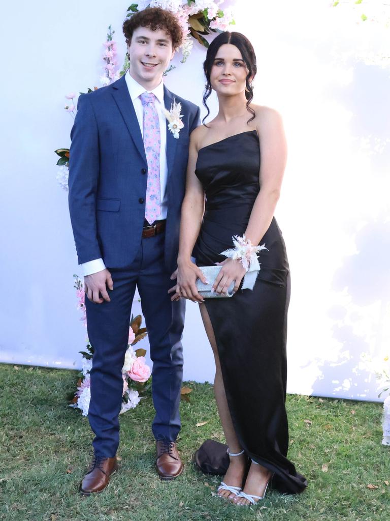 Bronte with formal partner at the 2024 St Ursula's College formal.