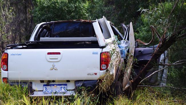 Moonie Highway crash. Pic: Peta McEachern