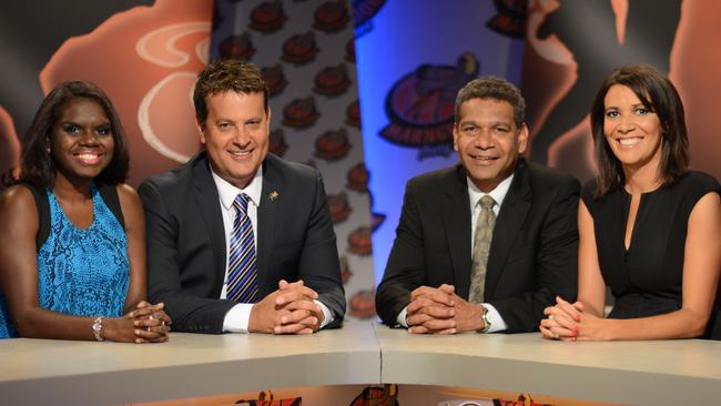 Marngrook Footy Show hosts Leila Gurruwiwi and Grant Hansen are rebooting the beloved AFL program on Channel 31