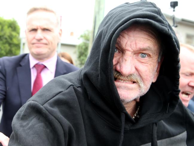 Tony Jones leaves the second day of the inquest into William Tyrrell's disappearance at Taree Local Court in Taree, NSW, Tuesday, March 10, 2020. William Tyrrell disappeared from a Kendall property belonging to his foster grandparents on September 12, 2014. (AAP Image/Nathan Edwards)