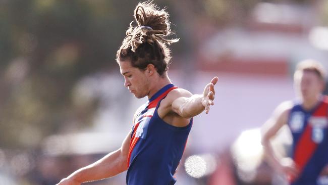 Coburg forward Sam Lowson is set to be an early pick in the mid-season draft. Picture: Michael Dodge/AFL Photos/Getty Images.